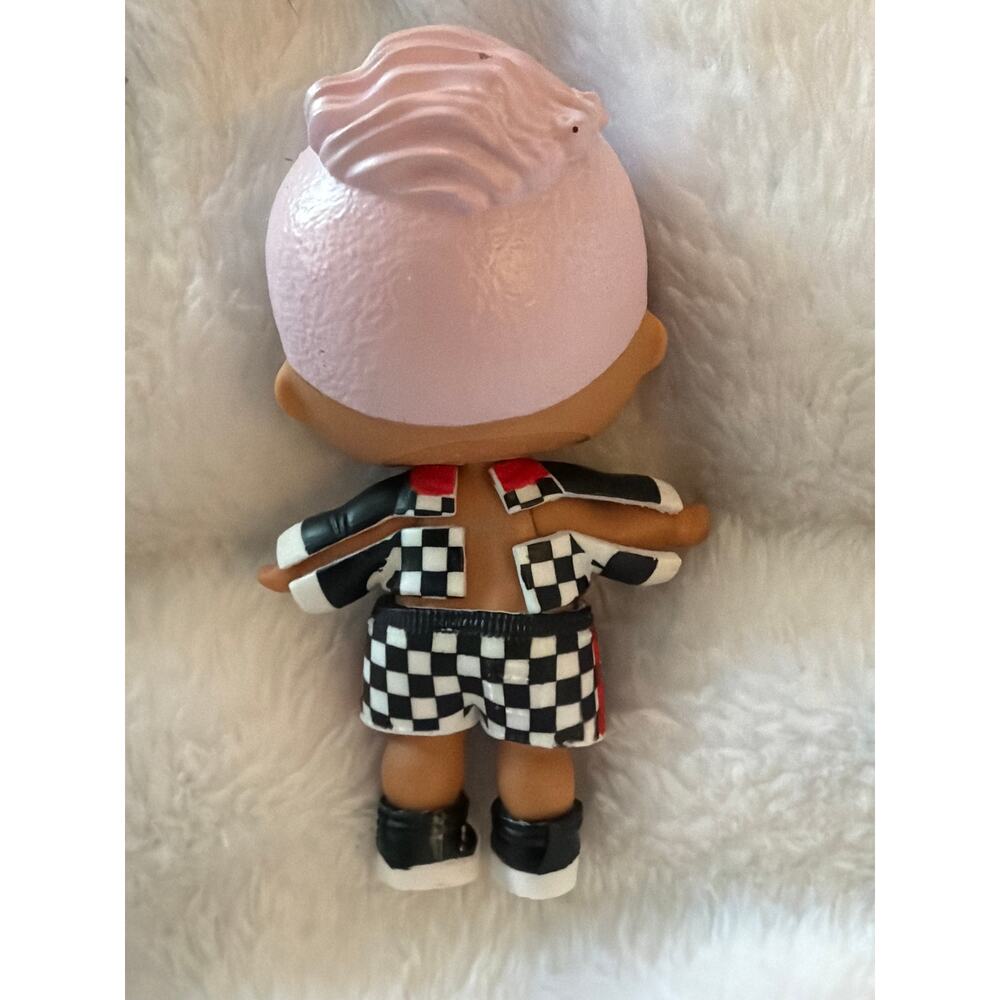 LOL Surprise OMG Boy Racer 2018 MGA Checker Outfit Doll Figure 3.5" Toy - Picture 5 of 13